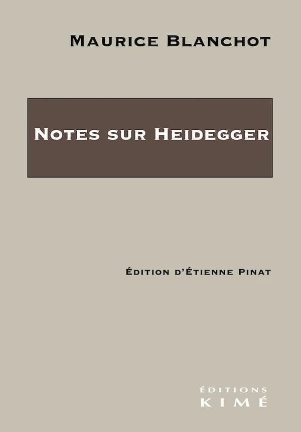 Notes sur Heidegger