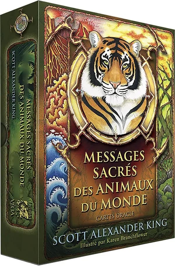 Messages sacrés des animaux du monde : cartes oracle