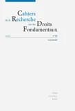 Cahiers de la recherche sur les droits fondamentaux, n  20