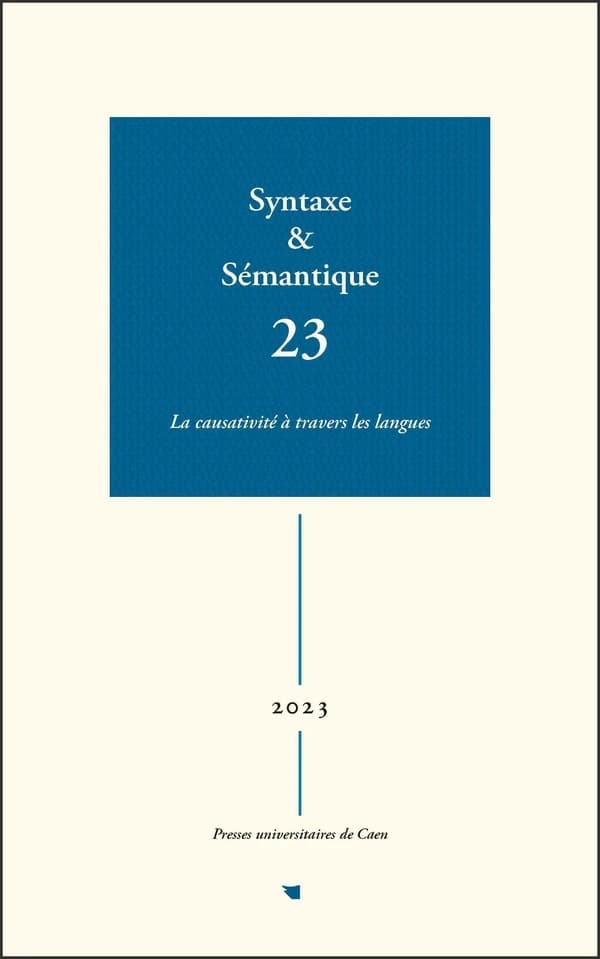 Syntaxe & sémantique, n° 23