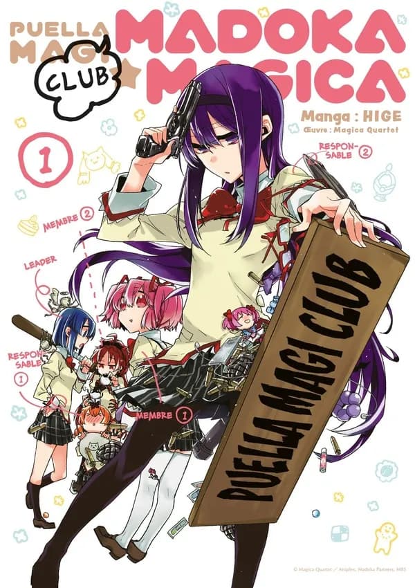 Puella Magi club madoka magica. 1