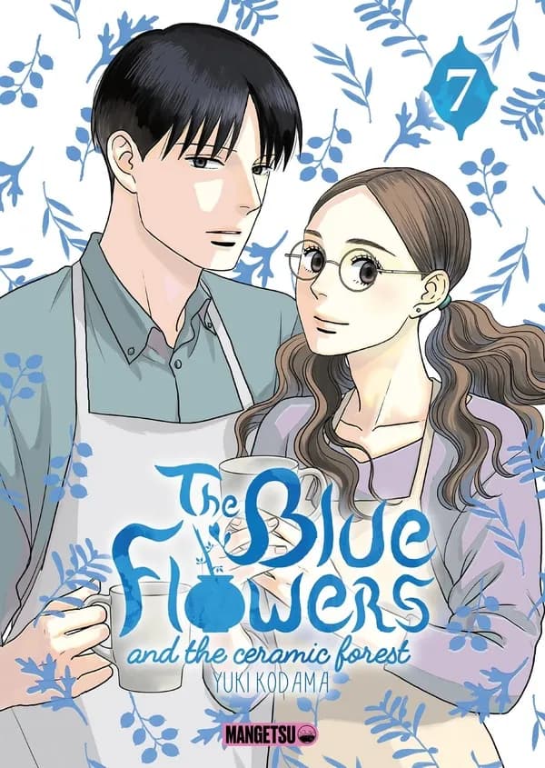 The blue flowers and the ceramic forest. 7