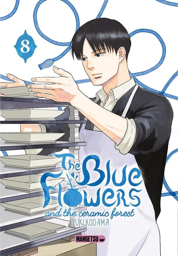 The blue flowers and the ceramic forest. 8