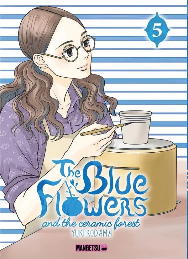 The blue flowers and the ceramic forest. 5