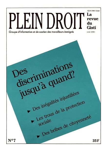 Des discriminations jusqu a quand ?