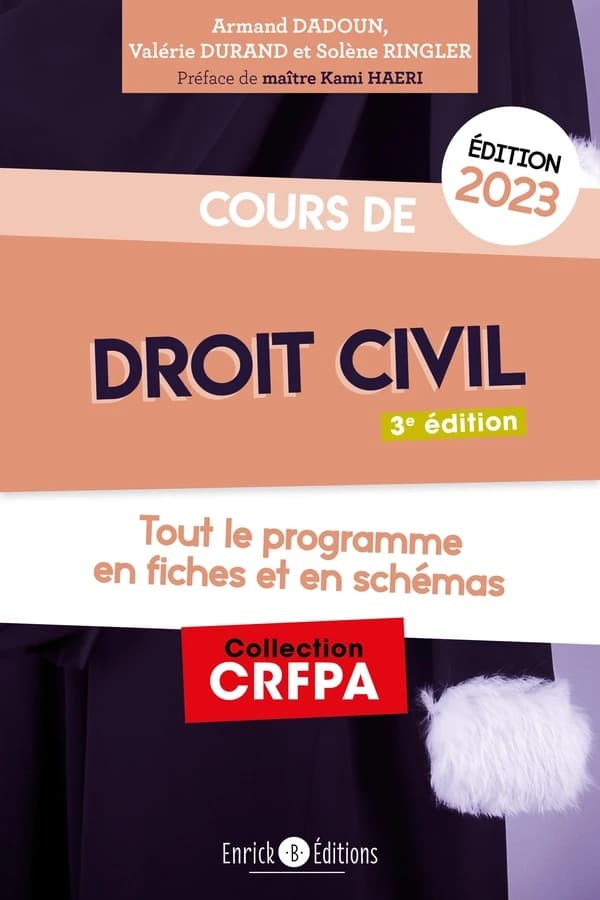 Cours de droit civil : tout le programme en fiches et en schémas (édition 2023)