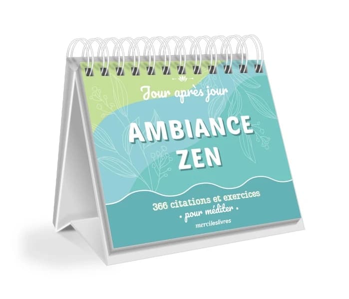 Calendrier jour après jour : Ambiance zen ; 366 citations et exercices pour méditer