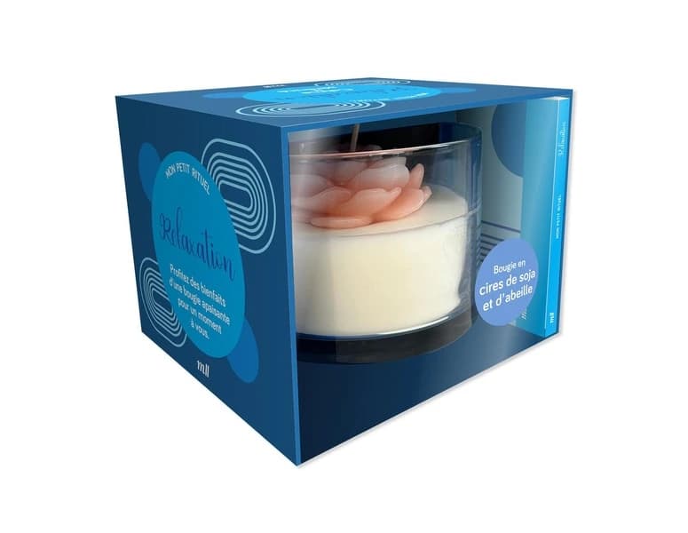 Mon petit rituel relaxation : calme et sérenité ; Coffret bougie