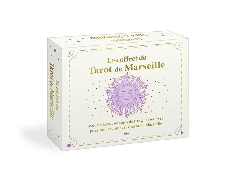 Le coffret du Tarot de Marseille : Avec un tarot, un tapis de tirages et un livre pour tout savoir sur le tarot de Marseille
