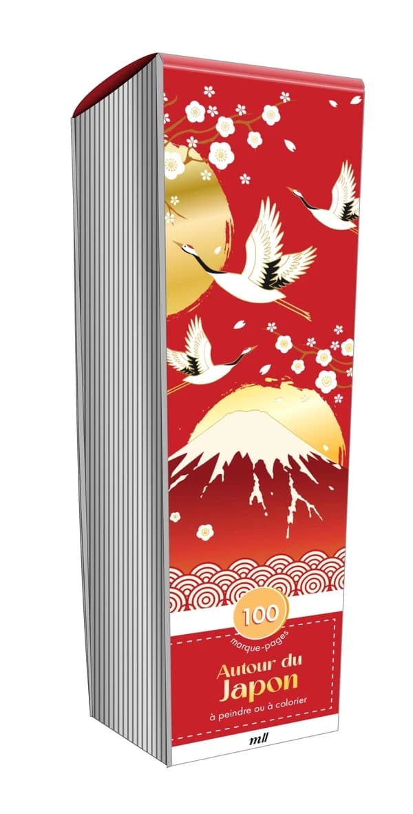 Marque-pages : Autour du Japon : 100 marque-pages à peindre ou à colorier