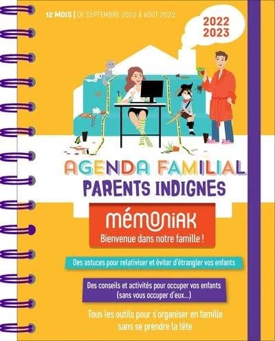 Mémoniak : agenda familial parents indignés : de septembre à décembre (édition 2022