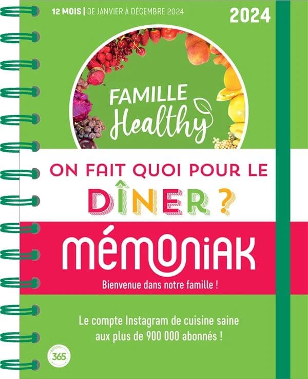 Mémoniak : on fait quoi pour le dîner ? de janvier à décembre (édition 2024)