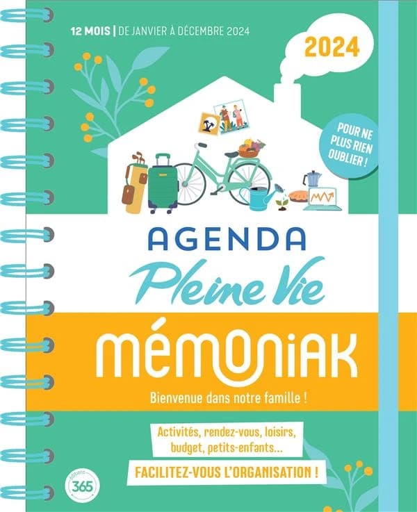 Mémoniak : agenda pleine vie : de janvier à décembre (édition 2024)