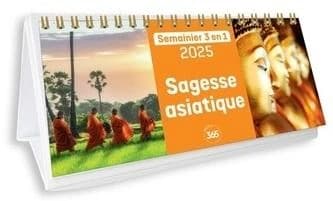 Semainier 3 en 1 : Sagesse asiatique (édition 2025)
