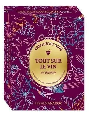 Almana'box : Calendrier Tout sur le vin en 365 jours (édition 2025)