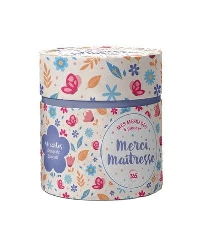 Ma challenge box : Mes messages à piocher merci, maitresse
