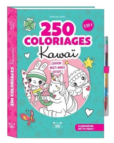 250 coloriages kawai
