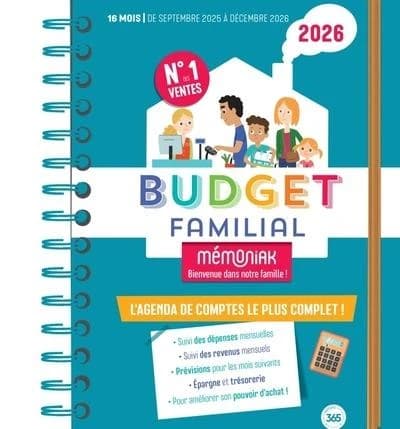 Mémoniak : Budget familial : L'agenda des comptes le plus complet : De septembre à décembre (édition 2025