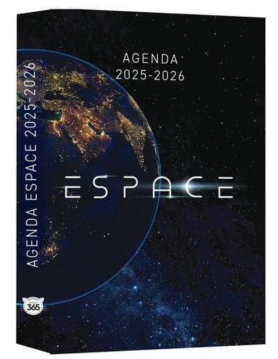 Mon agenda scolaire espace (édition 2025