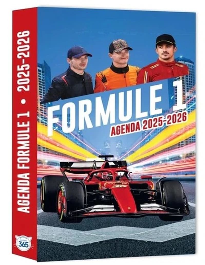 Agenda scolaire Formule 1 (édition 2025