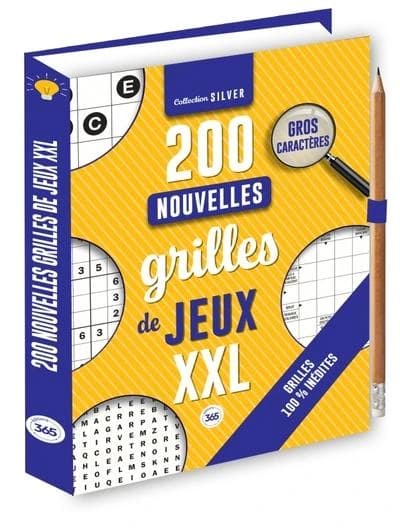 200 nouvelles grilles de jeux XXL pour les séniors