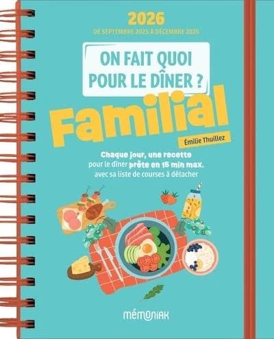 On fait quoi pour le dîner ? : Familial, de septembre 2025 à décembre 2026