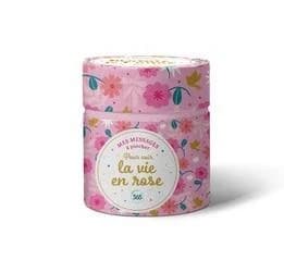 Ma challenge box : Mes messages à piocher : Pour voir la vie en rose