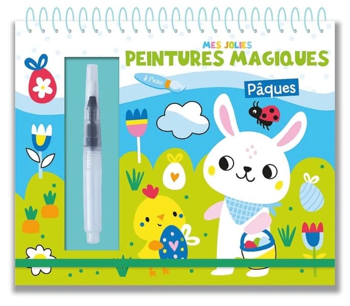 Mes jolies peintures magiques : Pâques : [Album à colorier]