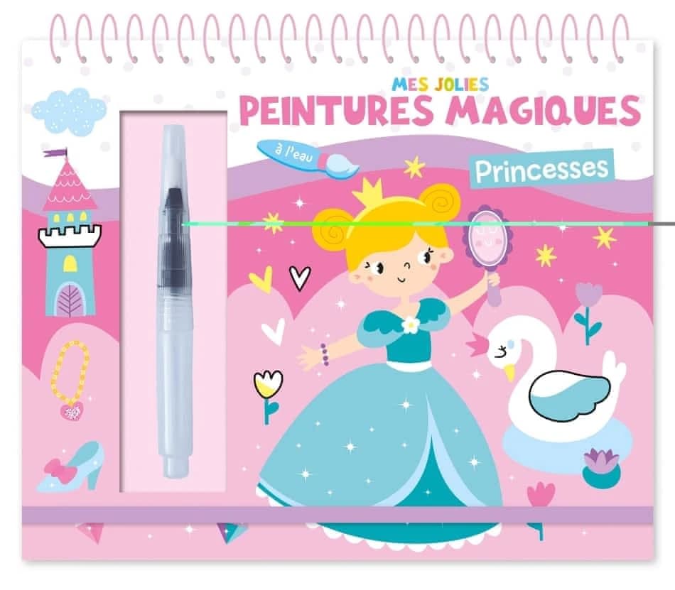 Mes jolies peintures magiques : princesses : [Album à colorier]