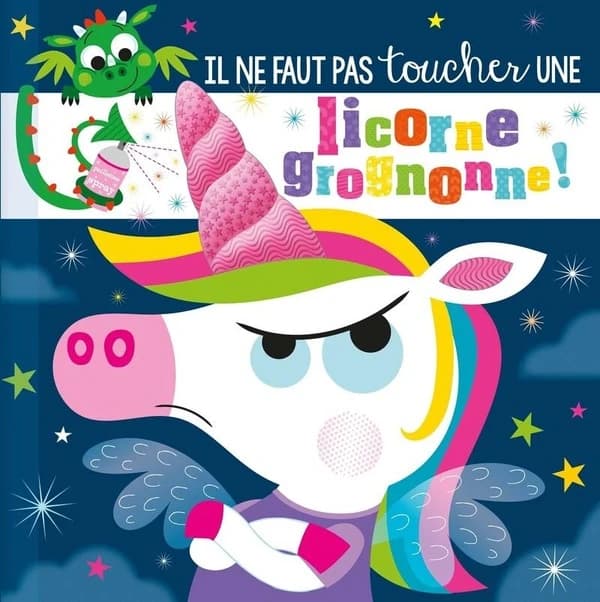 Il ne faut pas toucher : une licorne grognonne !