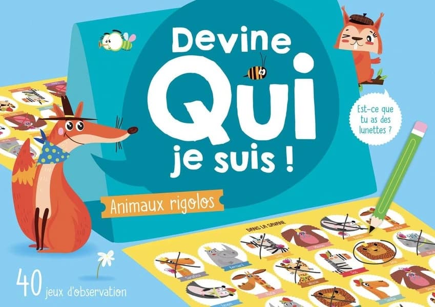 Devine qui je suis ! : Animaux rigolos