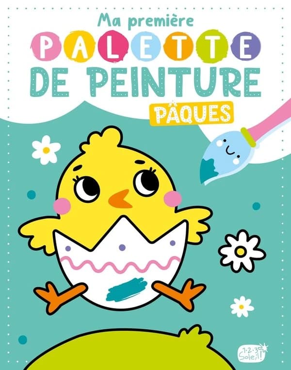 Ma première palette de peinture : Pâques