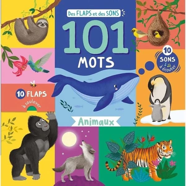 101 mots Animaux : Des flaps et des sons