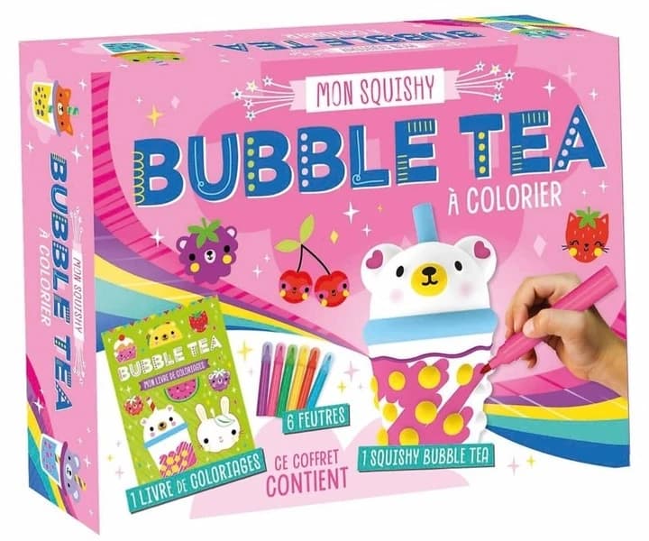 Mon squishy bubble tea à colorier : [Album à colorier]