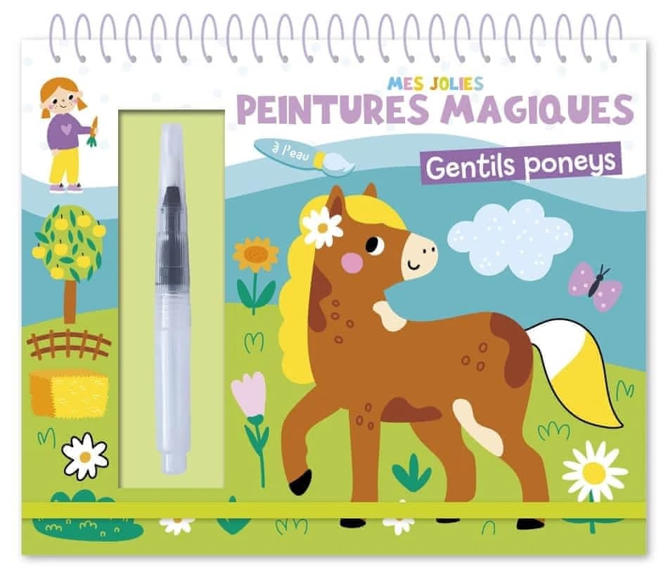MES JOLIES PEINTURES MAGIQUES - PONEYS
