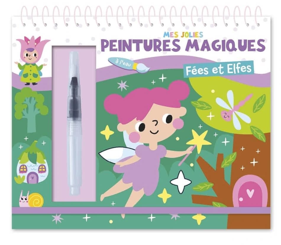 Mes jolies peintures magiques : mes jolies peintures magiques : fées et elfes