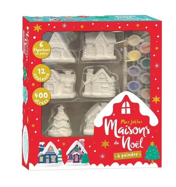 Mes jolies maisons de noël à peindre