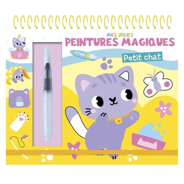 Mes jolies peintures magiques : Petit chat