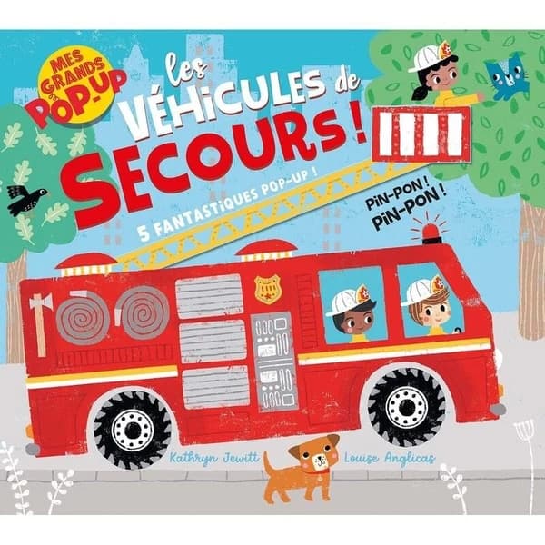 Les véhicules de secours : 5 fantastiques pop-up !