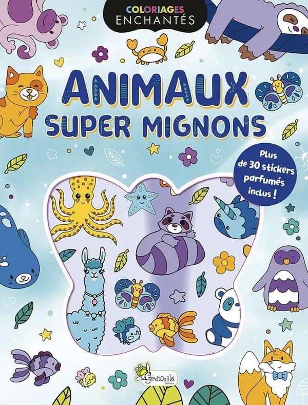 Coloriages enchantés : Animaux super mignons