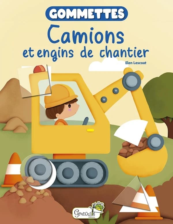 Mes gommettes : Camions et engins de chantier
