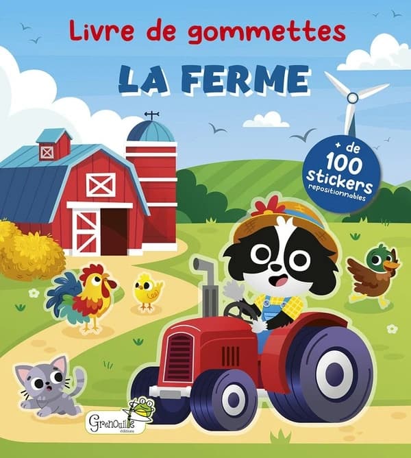 Livre de gommettes : La ferme