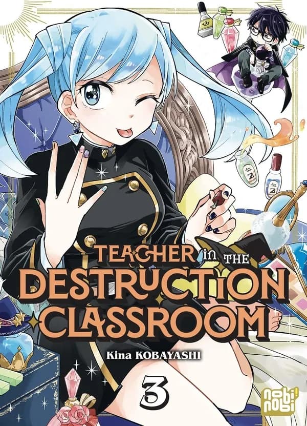 Teacher in the destruction classroom. 3