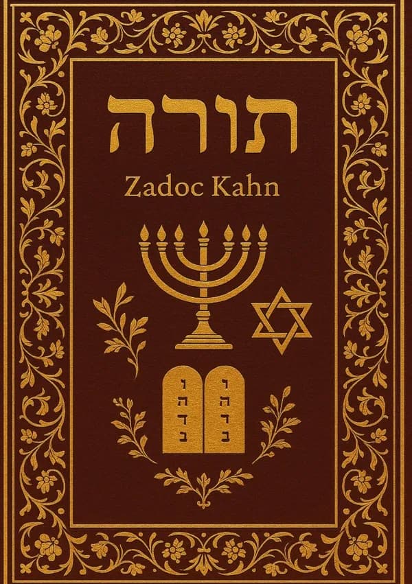 La Torah : Les cinq premiers livres de la Bible hébraïque : La Torah commentée par le Grand-Rabbin Zadoc Kahn (texte intégral)