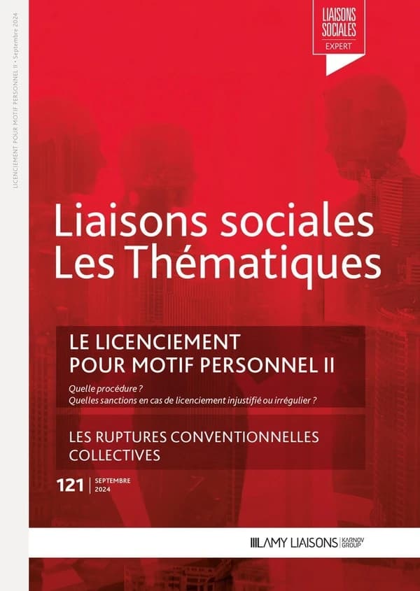 Liaisons sociales ; Les thématiques Tome 121 : Le licenciement pour motif personnel Tome 2 : Quelle procédure ? Quelles sanctions en cas de licenciement injustifié ou irrégulier ?