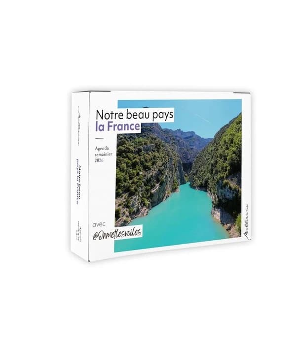 Agenda semainier Notre beau pays la France