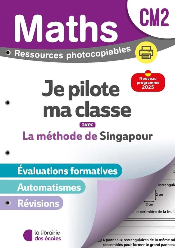 La méthode de Singapour : Mathématiques : CM2 ; Je pilote ma classe
