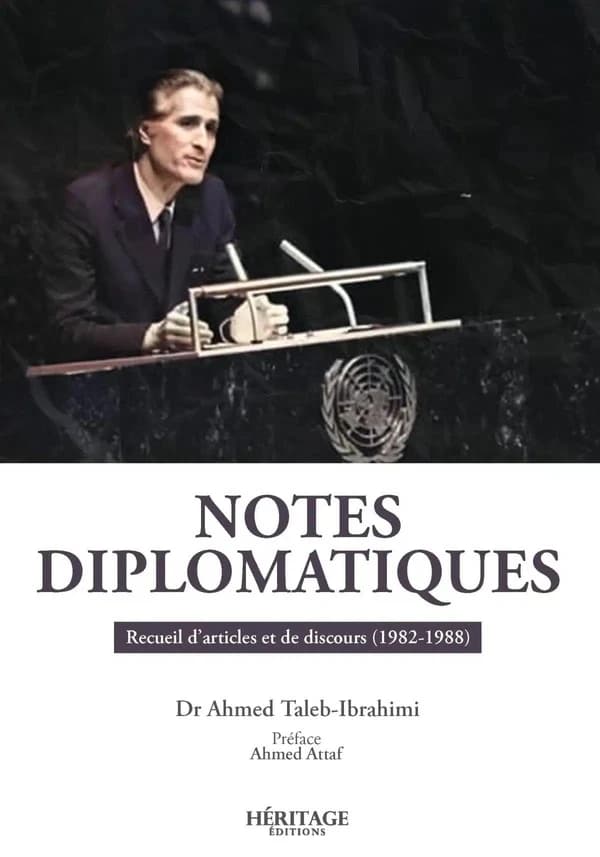 Notes diplomatiques : recueil d'articles et de discours, 1982-1988