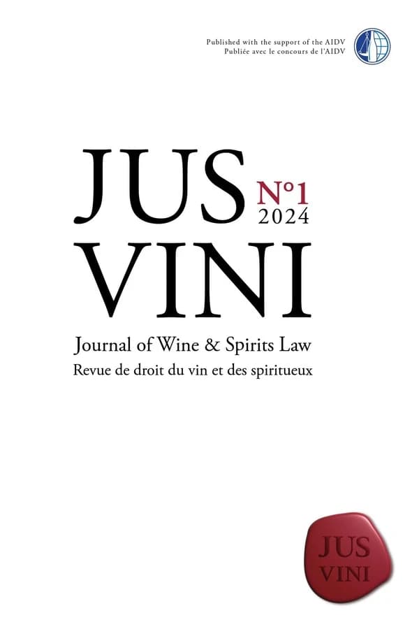 Jus Vini, la Revue du Droit du Vin et des Spiritueux n.2024
