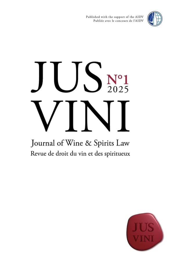 Jus Vini, la Revue du Droit du Vin et des Spiritueux n.2025